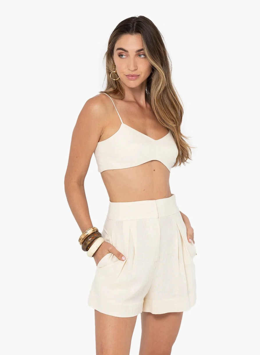 Bottoms Just Bee Queen | Marlow Shorts Vanilla