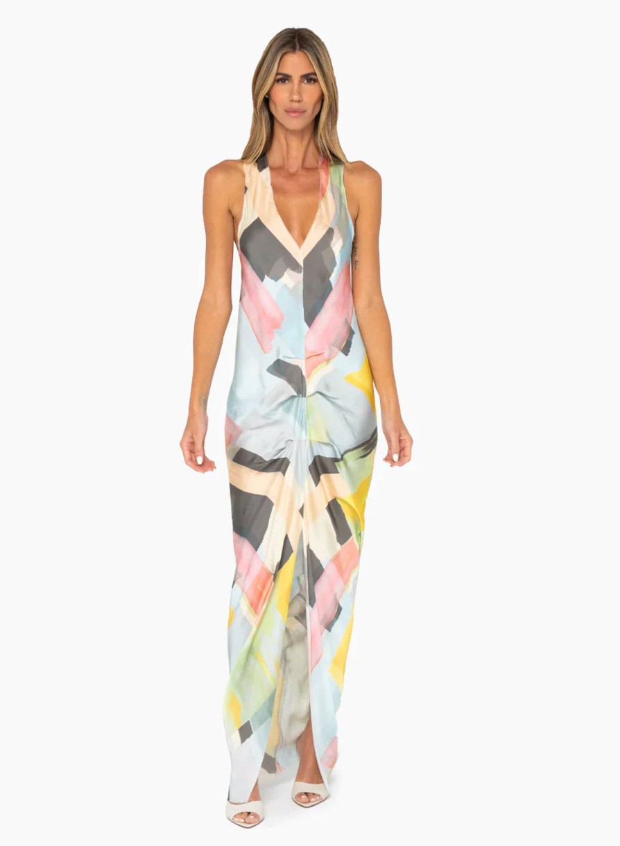 Dresses & Jumpsuits Just Bee Queen | Roma Maxi River Abstract