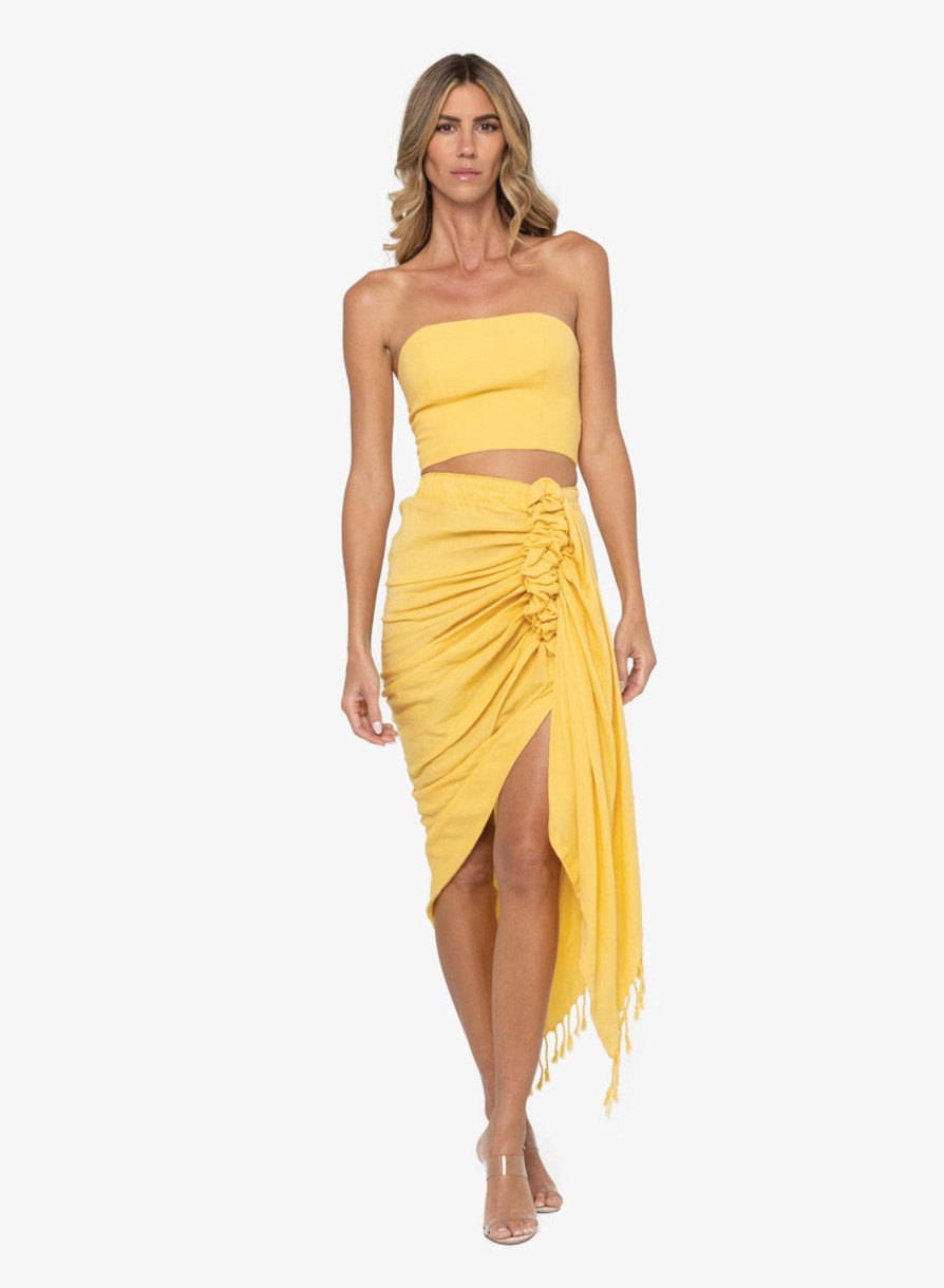 Skirts Just Bee Queen | Tulum Skirt Mustard