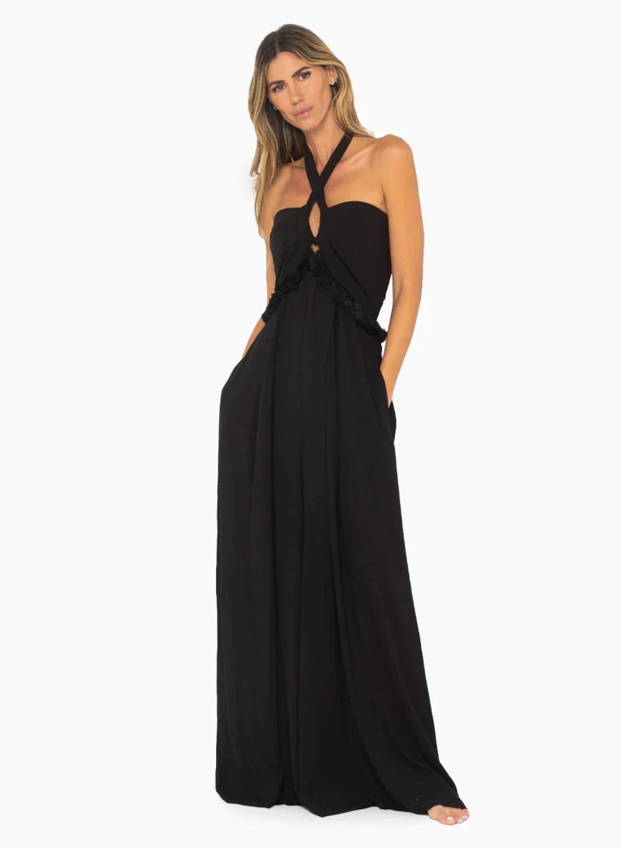 Dresses & Jumpsuits Just Bee Queen | Esme Jumpsuit Black