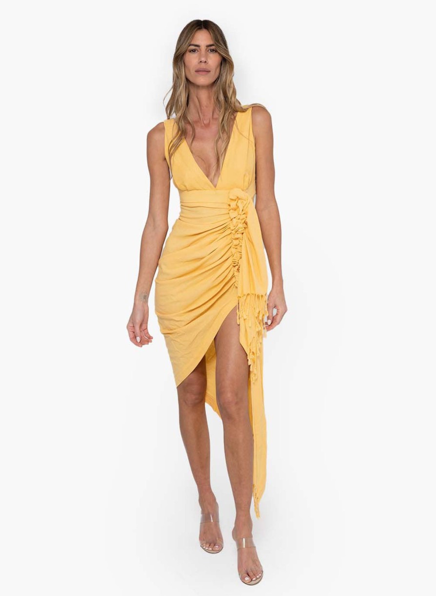 Dresses & Jumpsuits Just Bee Queen | Tulum Dress Mustard