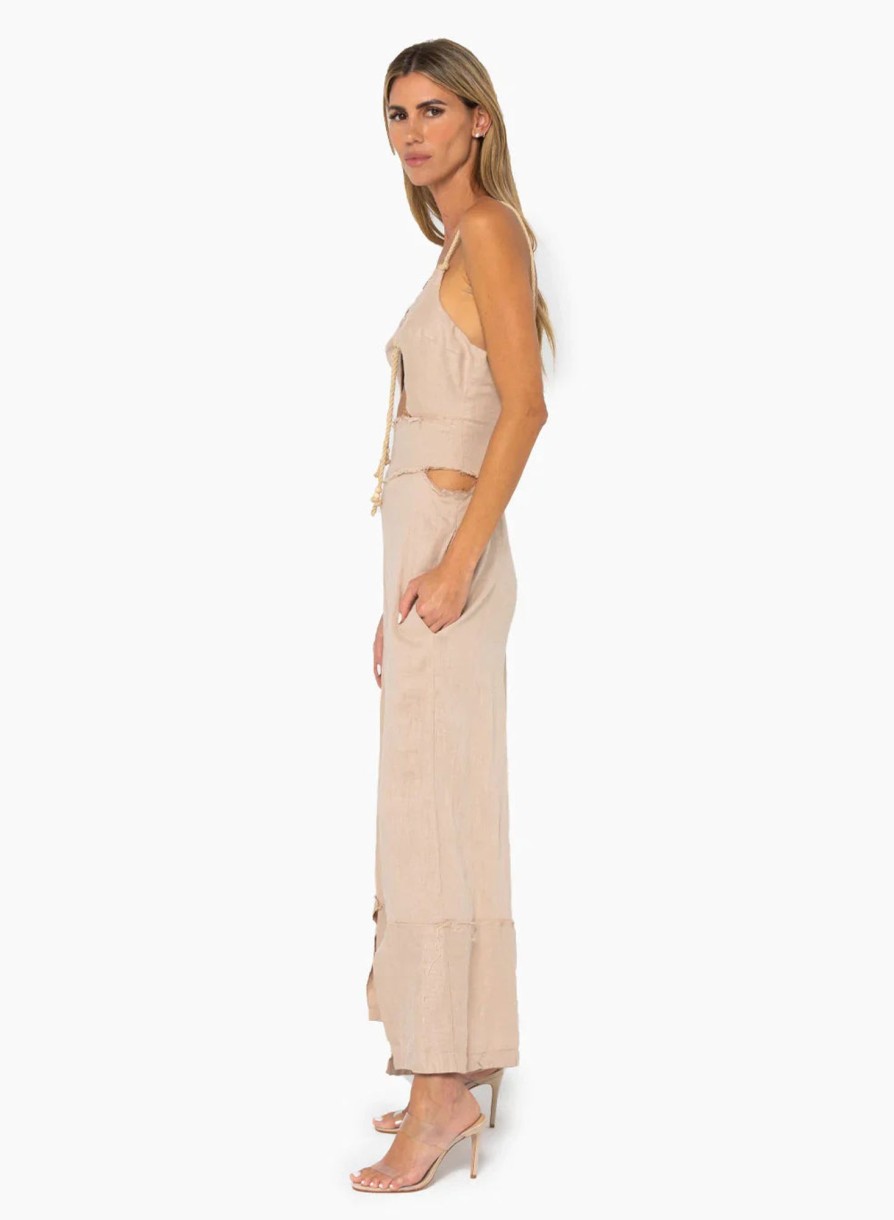 Dresses & Jumpsuits Just Bee Queen | Paros Jumpsuit Natural