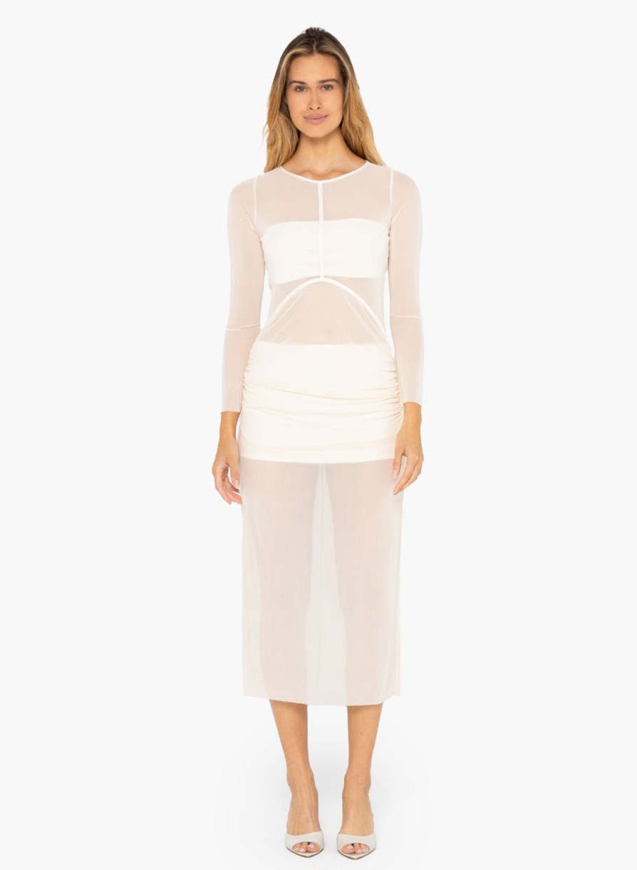 Dresses & Jumpsuits Just Bee Queen | Lauren Dress Off-White