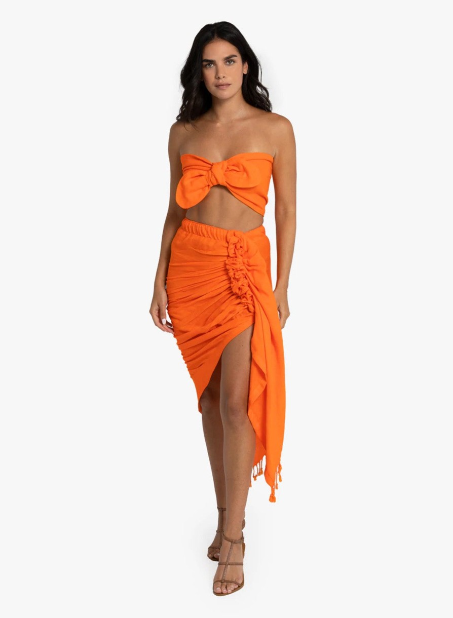 Tops Just Bee Queen | Silvia Bandeau Tangerine